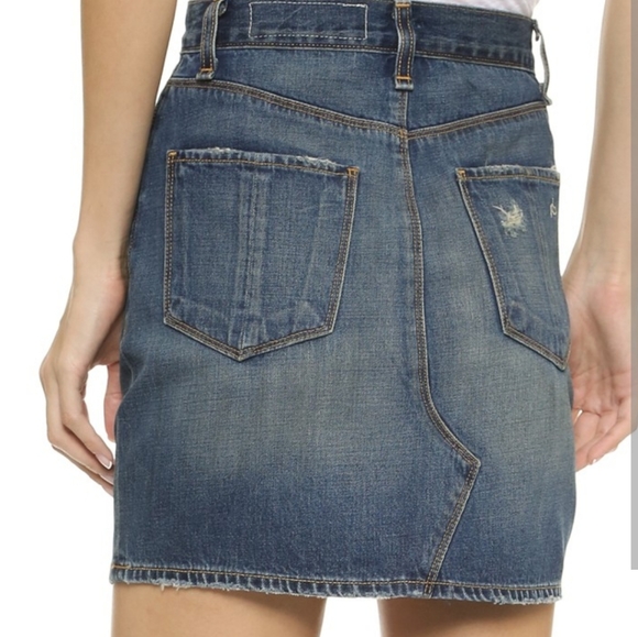Rag & Bone Jean miniskirt. - Picture 3 of 7